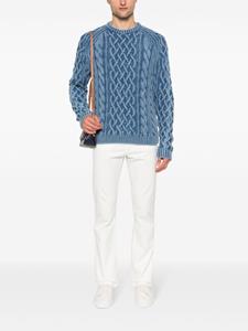 FURSAC cable-knit jumper - Blauw