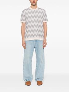 Missoni zigzag short-sleeved jumper - Beige
