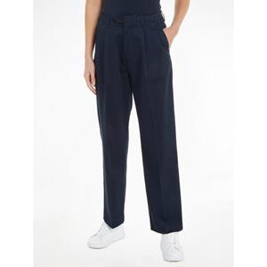 Tommy Hilfiger Chinohose RELAXED STRAIGHT CHINO PANT mit Logostickerei