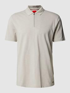HUGO Dekok233 Zip Cotton-Blend Polo Shirt - S