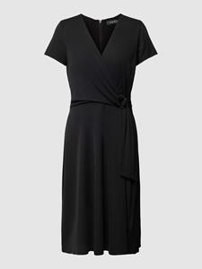 Lauren Ralph Lauren Knielange jurk met V-hals, model 'KARLEE'