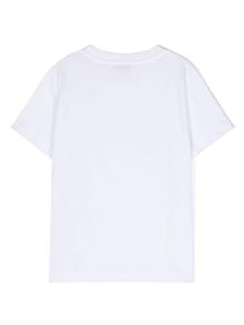Moncler Enfant logo-appliqué cotton T-shirt - Wit