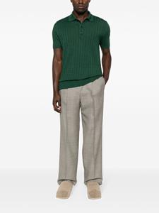 Barena ribbed-knit polo shirt - Groen