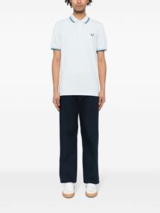 Fred Perry Poloshirt met dubbele kraag - Blauw