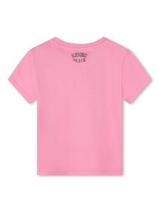 Kenzo Kids T-shirt met tijgerpatroon - Roze