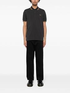 Fred Perry Poloshirt met dubbele kraag - Grijs