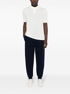 Eleventy ribbed cotton polo shirt - Wit