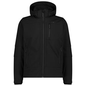 CMP  Jacket Zip Hood Softshell - Softshelljack, zwart