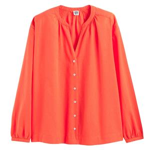LA REDOUTE COLLECTIONS Losse blouse met tuniekhals, linnen en katoen