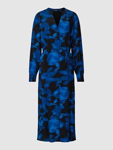Comma Midi-jurk met all-over motief