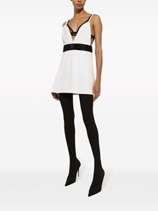 Dolce & Gabbana Mini-jurk verfraaid met kralen - Wit