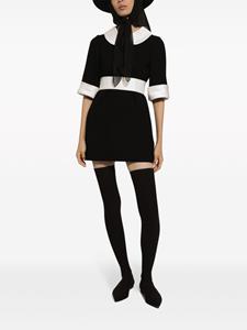 Dolce & Gabbana Wollen mini-jurk - Zwart