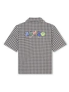 Kenzo Kids Geruit shirt - Beige