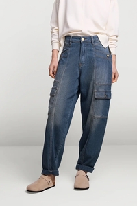 Summum 4s2579-5111 cargo jeans printed stripe