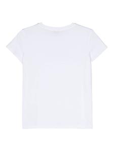 PUCCI Junior bead-logo cotton T-shirt - Wit