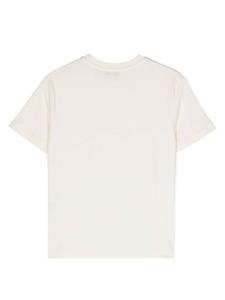 MSGM Kids tiger-print cotton T-shirt - Beige