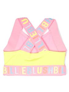 Billieblush logo-trim cropped top - Roze