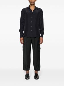 Barena Rambagio low-rise tapered trousers - Zwart