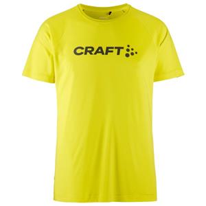 Craft  Core Unify Logo Tee - Sportshirt, geel