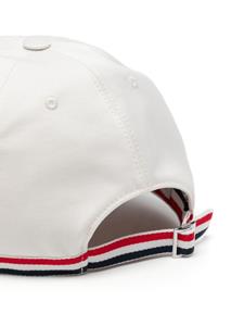 Thom Browne embroidered baseball cap - Wit