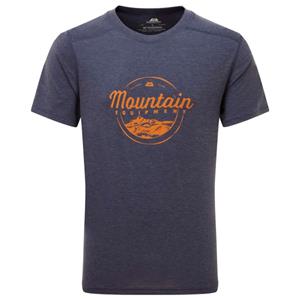 Mountain Equipment  Headpoint Script Tee - Sportshirt, blauw/grijs