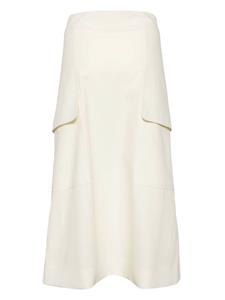 Studio Nicholson Tyrell cotton-blend skirt - Beige