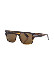 TOM FORD Eyewear Dunning rectangle-frame sunglasses - Bruin