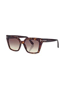 TOM FORD Eyewear Winona cat-eye frame sunglasses - Bruin