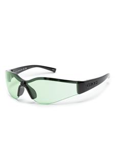 Gucci Eyewear biker-frame sunglasses - Zwart