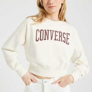 Converse Cropped sweater met ronde hals Crew