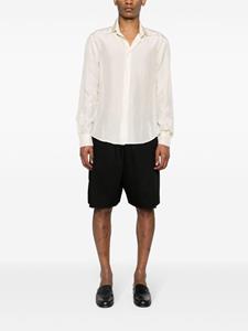 Laneus elasticated-waist cotton shorts - Zwart