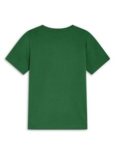 BOSS Kidswear Repeat Logo cotton-jersey T-shirt - Groen