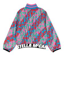 Stella McCartney Kids Bomberjack met bloemenprint - Veelkleurig