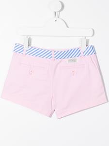 Ralph Lauren Kids Gestreepte shorts - Roze