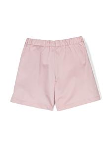 Bonpoint logo-embroidered poplin shorts - Roze