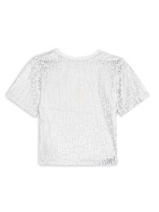 Marc Jacobs Kids logo-print cotton T-shirt - Beige