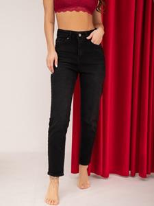 Issa Plus zwarte skinny jeans met perforaties