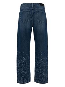 Karl Lagerfeld Sparkle straight-leg jeans - Blauw