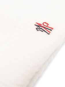 Moncler Grenoble Muts met logopatch - Wit