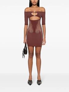 POSTER GIRL Archer cut-out minidress - Bruin