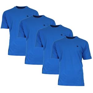 Donnay Donnay Heren - 4-Pack - T-Shirt Vince - Cobalt