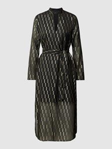 Armani Exchange Midi-jurk met strikceintuur