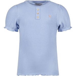 Like Flo-collectie T-shirt solid rib (ice blue)