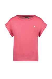 Like Flo Meisjes t-shirt slub metallic - Roze