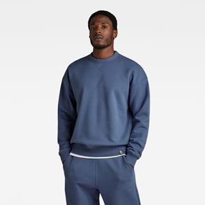 G-Star RAW Essential Unisex Loose Sweater - Midden blauw - Heren