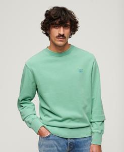 Superdry Mannen Vintage Sweatshirt met Wassing Blauw