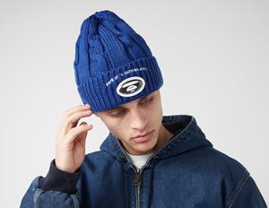 AAPE By A Bathing Ape College Beanie, Blue