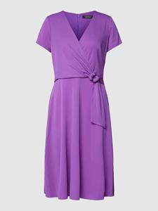 Lauren Ralph Lauren Knielange jurk met V-hals, model 'KARLEE'