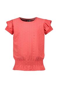 B.Nosy Meisjes t-shirt - Bohdi - Hot koraal