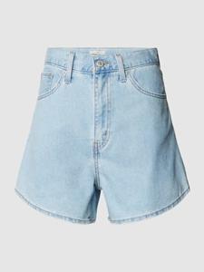 Levi's Korte mom fit jeans met knoop- en ritssluiting